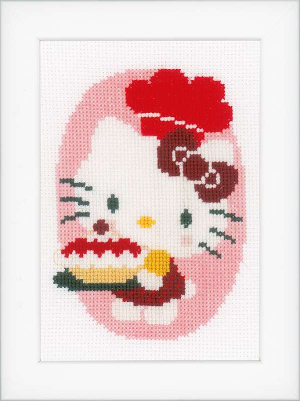 Vervaco-Kreuzstich-Stickpackung-Hello-Kitty-PN-0154976